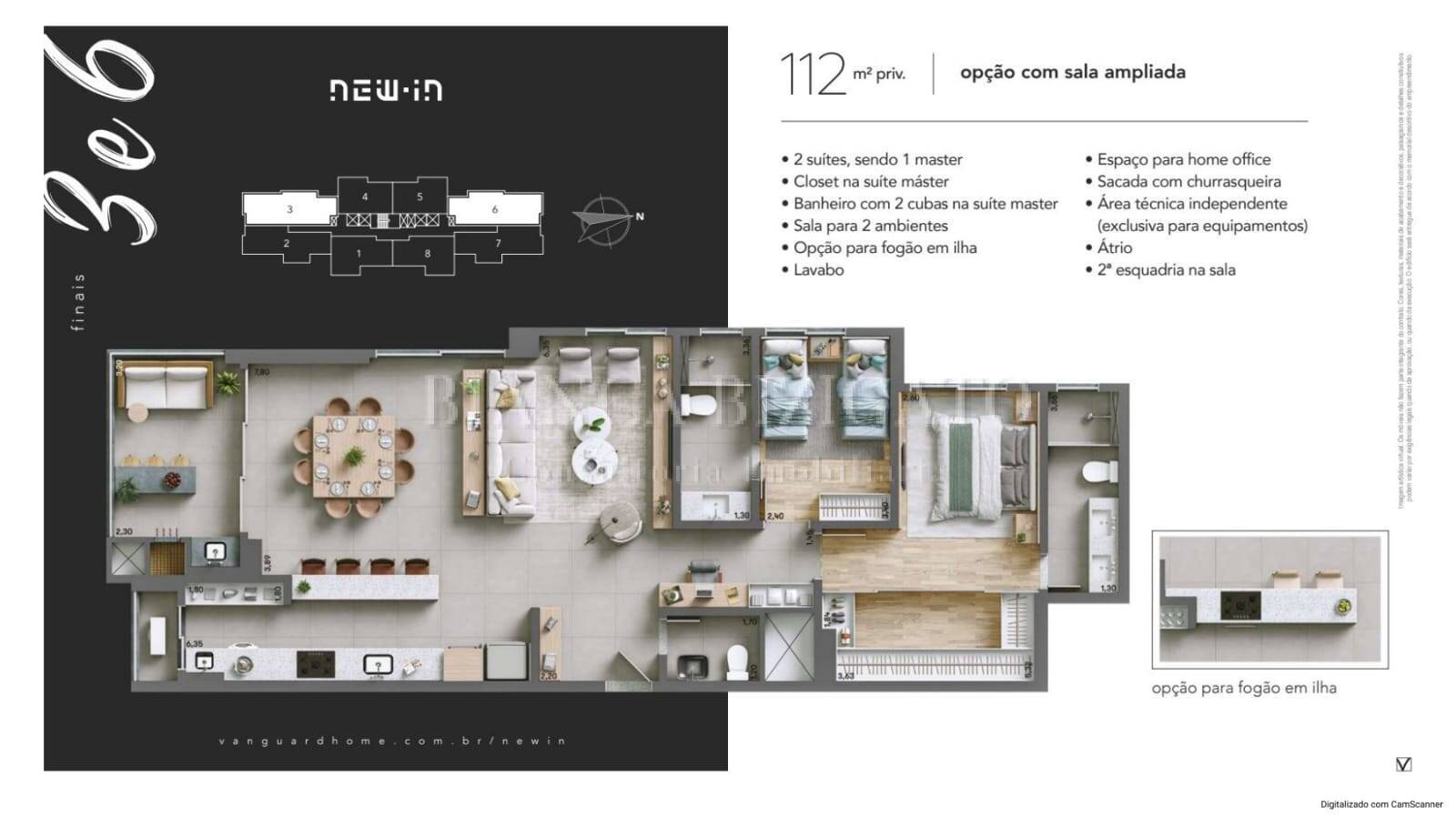 Apartamento à venda com 3 quartos, 112m² - Foto 4