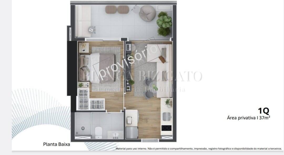 Apartamento à venda com 1 quarto, 24m² - Foto 10