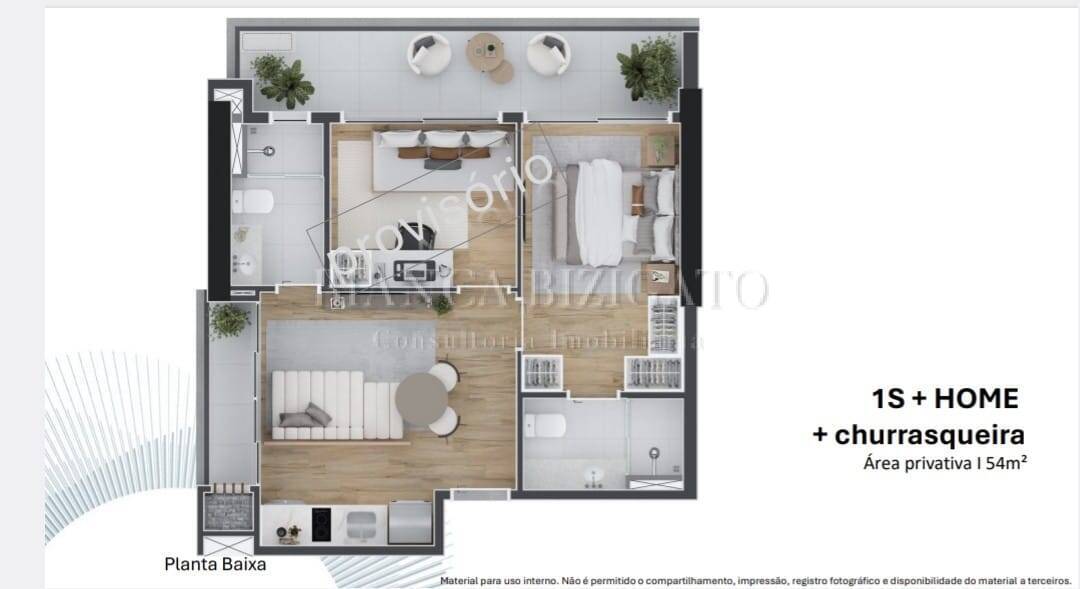 Apartamento à venda com 1 quarto, 24m² - Foto 11